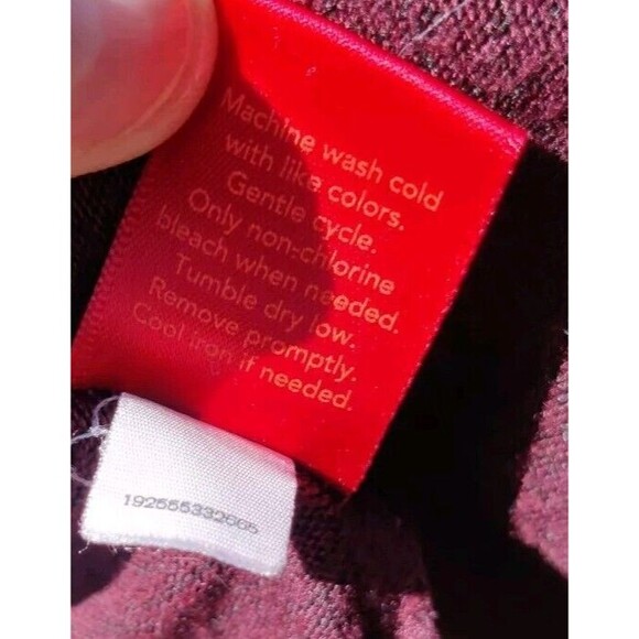 Jennifer Lopez Twist-Front Turtleneck Top Womens Large L Blouse Top Fall Winter - Picture 6 of 9